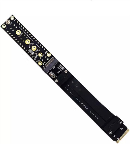 M.2 Key M slot on mainboard for SATA bus SSD 2242/2260 Extension Cable Extender - Afbeelding 7 van 7