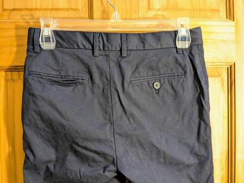 J Crew Crewcuts Boys Sz 12 Thompson Suit Pants Chino Trousers Blue Flex Stretch - Picture 5 of 12