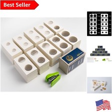 Premium Coin Flips Assortment 1000Pcs - 10 Sizes Coin Holders for Collectors