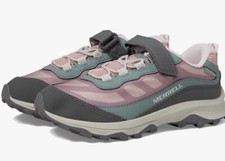 Merrell Kid's Moab FST Low Waterproof Alternative Closure Hiking Sneaker SZ 7