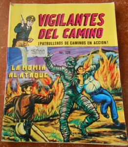 Details About Vigilantes Comic Road Police Scary Monsters Mummy Egyptian Egypt Terror Scary - 