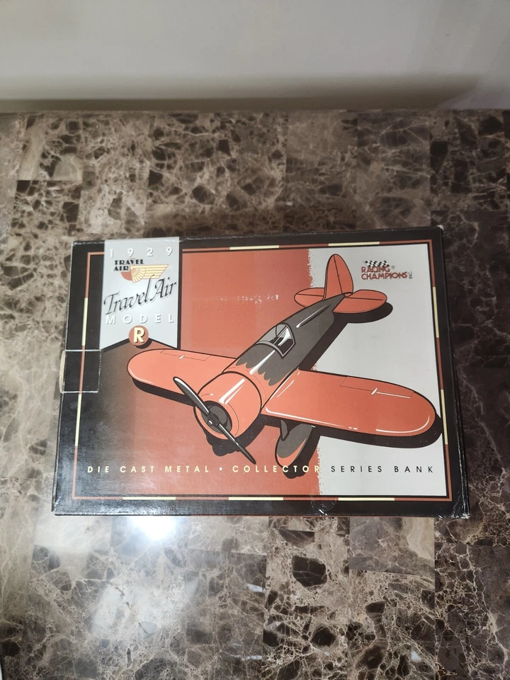 The Racing Champions AC Delco-Western Auto 1929 Travel Air Model Die Cast Bank Foto 2 de 4
