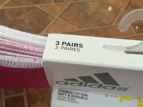 Adidas Sport trainers socks 3 pairs size 8.5-11 NEW - Picture 3 of 5
