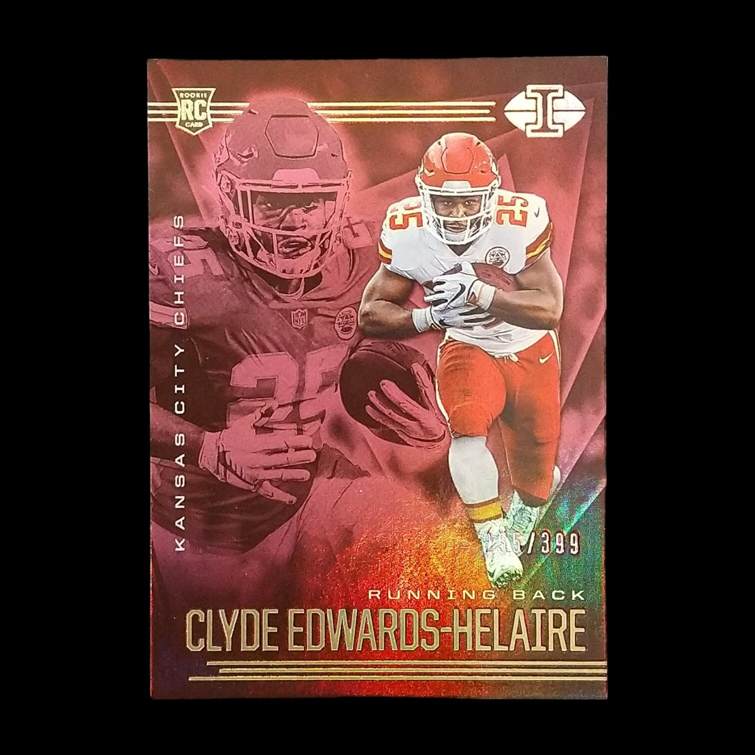 2020 Panini Illusions - Trophy Collection Pink #15 Clyde Edwards-Helaire /399