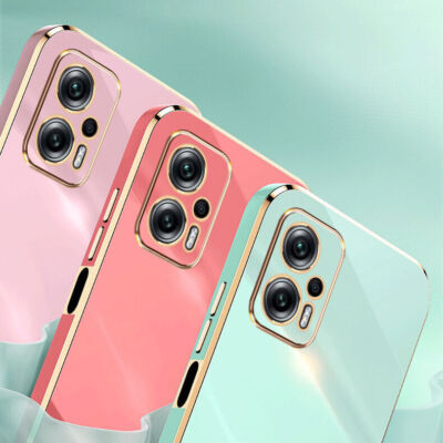 Luxury Shockproof Plating Border Soft TPU Case Cover For Xiaomi Poco X4 GT 5G