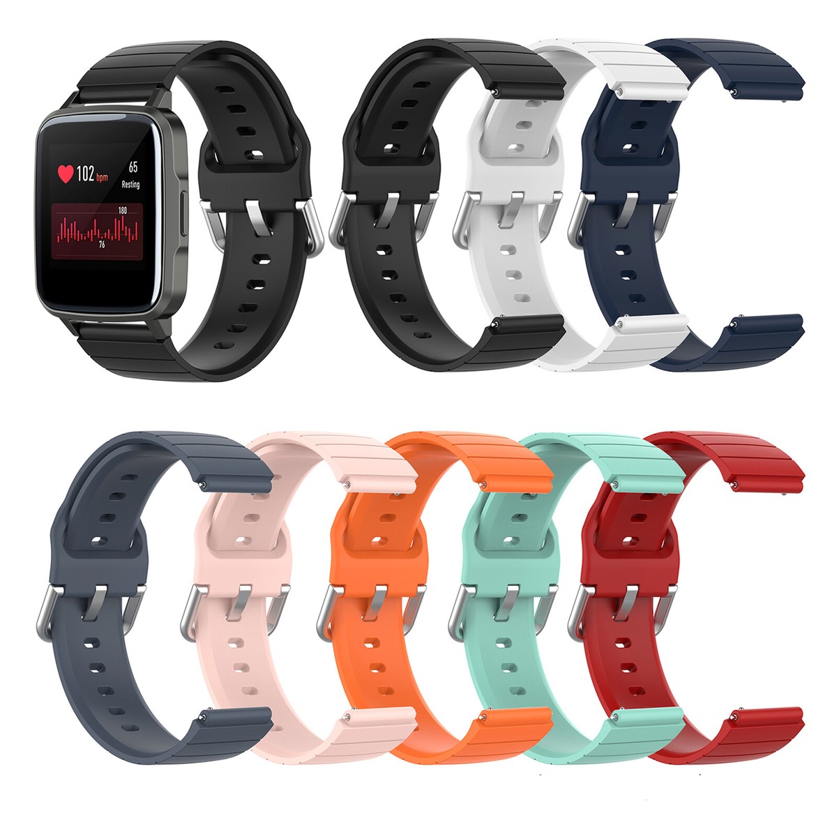 Strap Haylou Ls02 Vs Amazfit Gts Silicone Watch Band For Mi Haylou