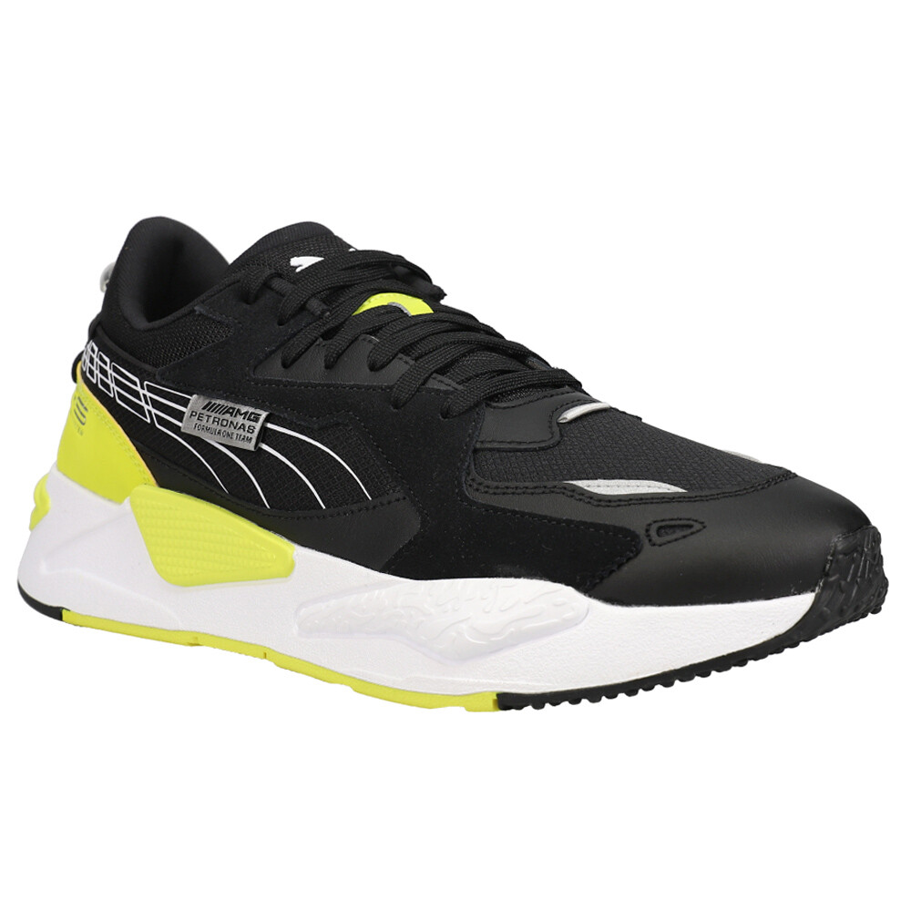 Puma Mapf1 X RsZ Lace Up Mens Black Sneakers Casual Shoes Puma Mapf1 X RsZ Lace Up Mens Black Sneakers Casual Shoes
