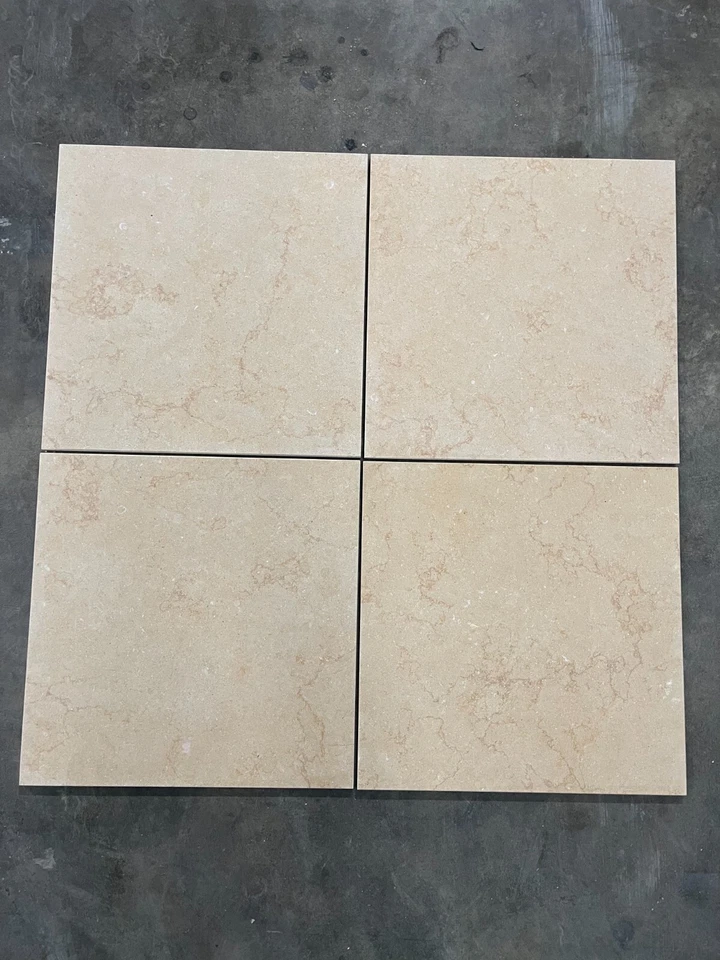 Azulejo de travertino lleno de oro Jerusalén 16x16 (8 pies cuadrados) T-25B Foto 2 de 2