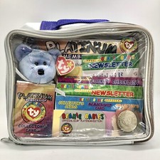 Membership Kit Ty Beanie Babies 1999 Official Club Platinum Edition CLUBBY 2