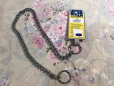 NEW Titan Chrome Plated Choke Chain Dog Training Collar 16  X 2mm
