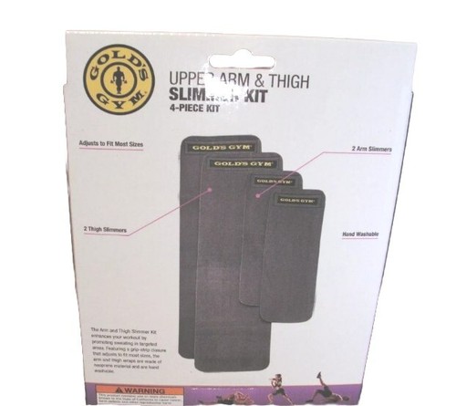Gold's Gym Slimmer Kit 4 Piece Upper Arm and Thigh Slimmer Fitness Exercise New - Picture 2 of 4