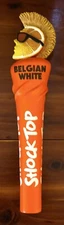 Shock Top Belgian White 12” Beer Tap Handle Orange Pull Knob Mancave