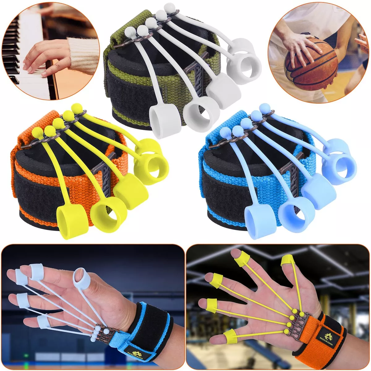 Gripster Grip Strengthener Finger Stretcher Hand Grip Trainer Fitness Train