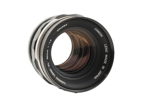 Canon FL 50mm f/1.4 Vintage Lens, Version II Manual Focus Lens | eBay