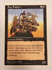 Erg Raiders - 5th Edition Core Set - Magic the Gathering MTG Nice!