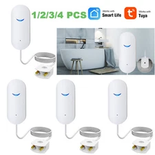 1~4 PCS Smart Wi-Fi Water Leak Sensor Detector Alarm Flood Leakage Level Alarm