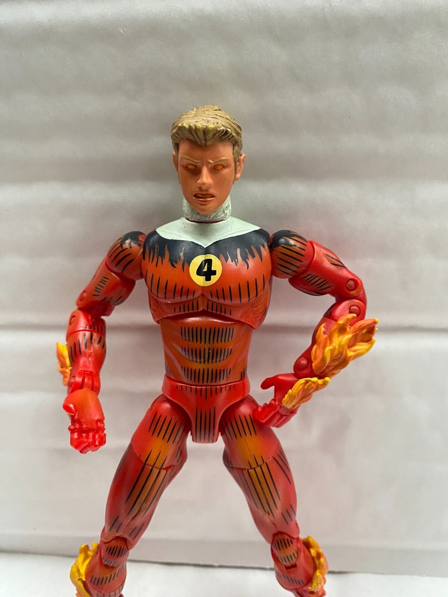 2004 MARVEL LEGENDS FANTASTIC 4 FOUR BOX SET SERIES HUMAN TORCH