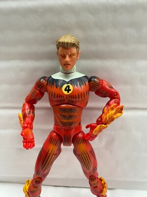 2004 MARVEL LEGENDS FANTASTIC 4 FOUR BOX SET SERIES HUMAN TORCH