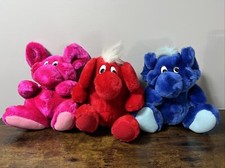 Set of 3 9 Kodak Kolorkins VTG Plush Stuffed Animals: Rewind, Flash, Focus USED