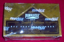 Pinnacle Zenith 1996 fútbol americano caja de pasatiempos sellada de fábrica