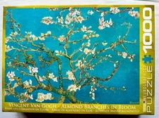 Puzzle Vincent Van Gogh Almond Branches - Eurographics  1000-pc Jigsaw 19 x 26