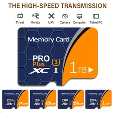 Universal Ultra Micro SD Card 1TB Memory Card with Free Adapter Android Camera