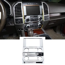 Center Control Console Panel Trim Cover For Ford F150 2015-2020 Chrome Interior