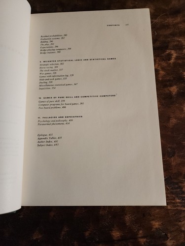 The Theory Of Gambling And Statistical Logic By Richard Epstein 1967 - Picture 8 of 15