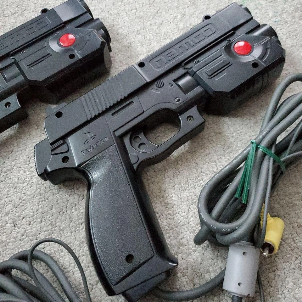 GunCon Light Gun Controller Namco NPC-103 Lot of 1~4 for PS1 Japan Used - Image 4 of 4