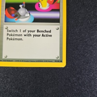 Switch #095 Base Set Trainer Pokemon TCG | eBay