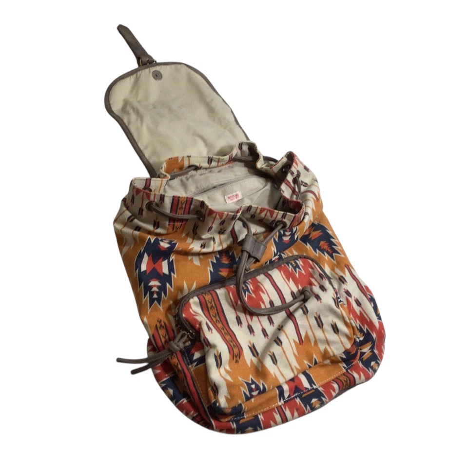 Mochila Mossimo Southwestern Azteca Estampado Tribal Mochila Bolso Cinch Foto 2 de 4