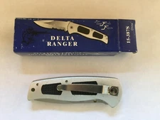 Frost Cutlery Delta Ranger pocket knife, stainless steel blade, belt clip