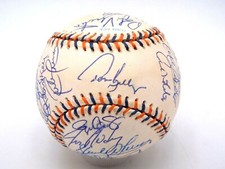 1992 AL ALL STAR TEAM SIGNED BASEBALL RIPKEN PUCKETT 25 AUTOGRAPHS! BECKETT COA