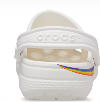 Crocs Classic Rainbow Clog White M10 Pride Crocs Classic Rainbow Clog White M10 Pride | eBay main image 2