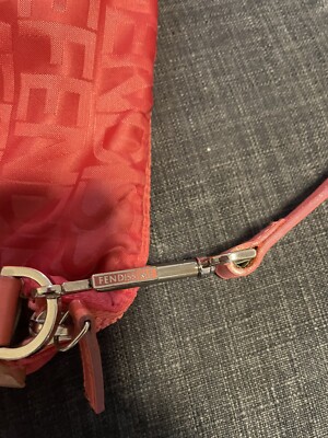 FENDISSIME by FENDI NYLON SMALL PURSE BAQUETTE SHOULDER BAG ITALY