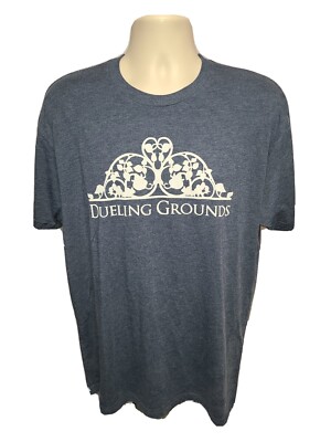 Dueling Grounds Adult Gray XL TShirt
