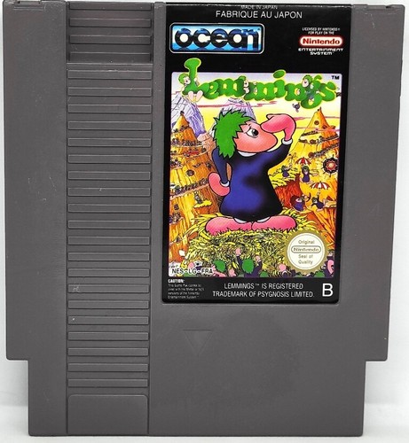 Lemmings Jeu Nintendo Nes F54 - Photo 1/3