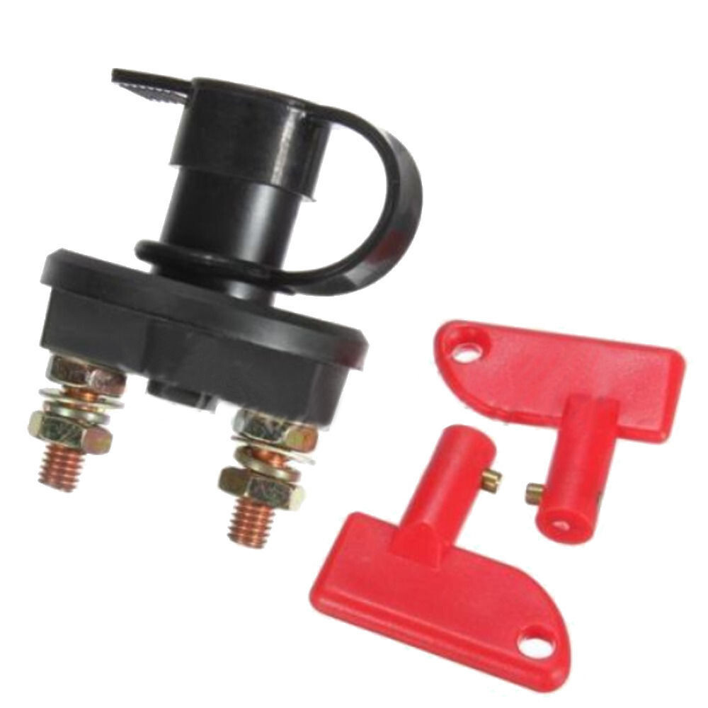 Universal Batteriehauptschalter Ersatzschlüssel 14 Mm – 4 Stück Set In Rot, Ideal Für Notfall Und Wartung