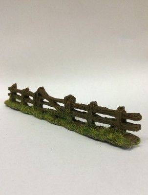 RAUER LANDZAUN MIT TOR, sofort einsatzbereit. Maßstab 1/72,1/76 20 mm - PF2