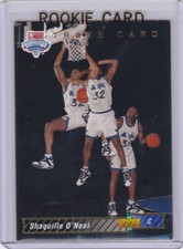 SHAQUILLE O'NEAL ROOKIE CARD 1992/93 Upper Deck TRADE RC Shaq Basketball #1 PICK