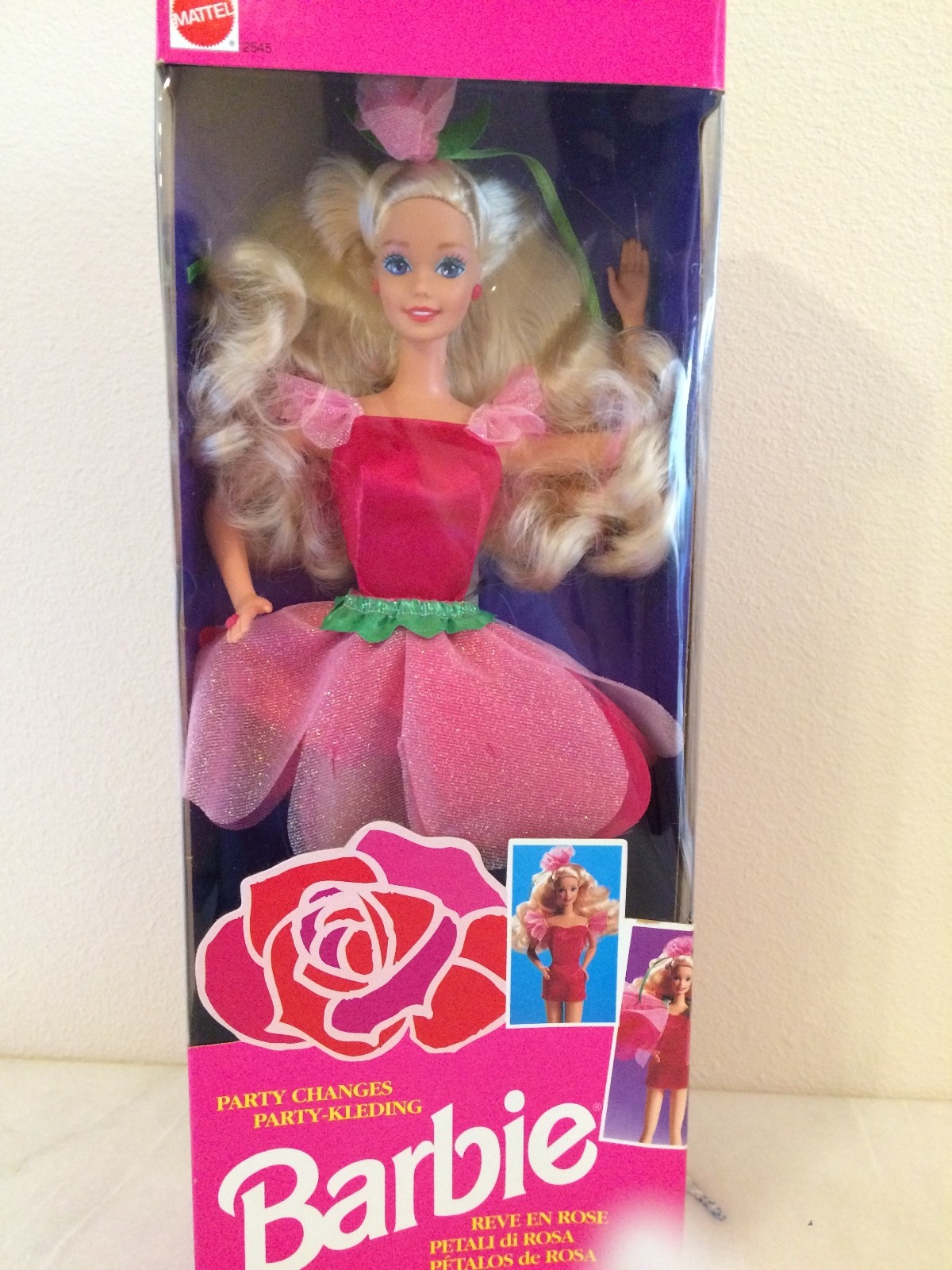 barbie petalos de rosa