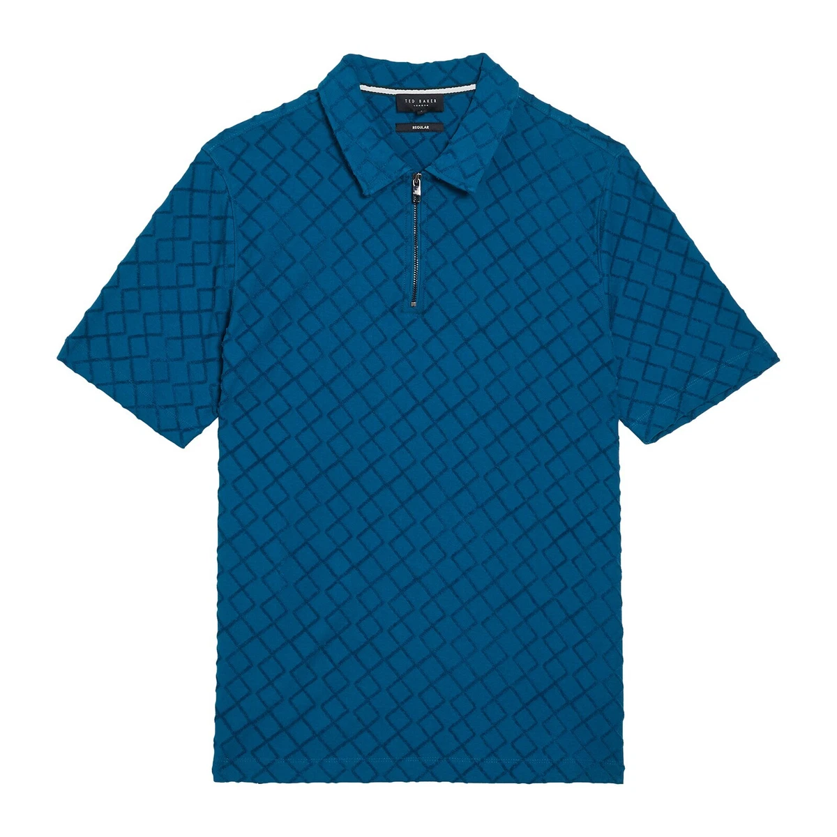T-shirt Ted Baker Homme Bleu Taille 5 XL - Coton Confortable, Occasion