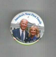 2021 INAUGURATION pin Joe BIDEN pinback JILL First LADY Family White House