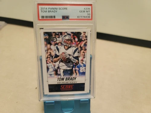 2014 PANINI SCORE TOM BRADY #235 PATRIOTS PSA 10 GEM MT T9419