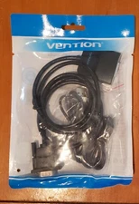 VENTION HDMI TO VGA CABLE (FOR PS4, PS5, XBOX)  BRAND NEW IN PACKAGE ON SALE