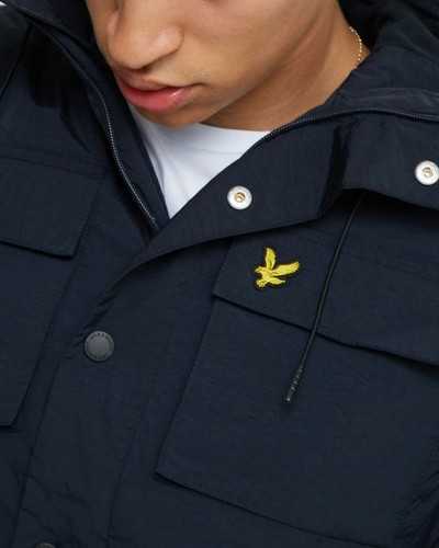 lyle and scott pocket jacket navy