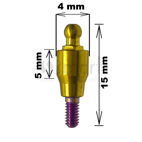 LOTEx10 Accesorio de bola MIS cónico V3 C1 SP Ajuste pilar 1-5 mm - Imagen 6 de 9