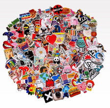 200 PCS. Random large fun stickers. For water bottle, laptop, skateboard and mor