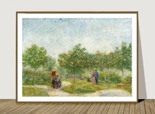 Garden with Courting Couples by Vincent Van Gogh, Fine Art Print, Impressionist