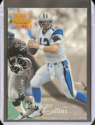 Kerry Collins - 1996 Pinnacle Select Certified - Silver Spirals #120